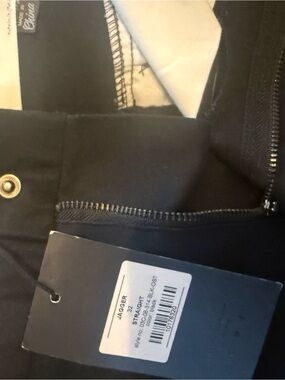 Five Four Black Straight Chinos with Branded Tag